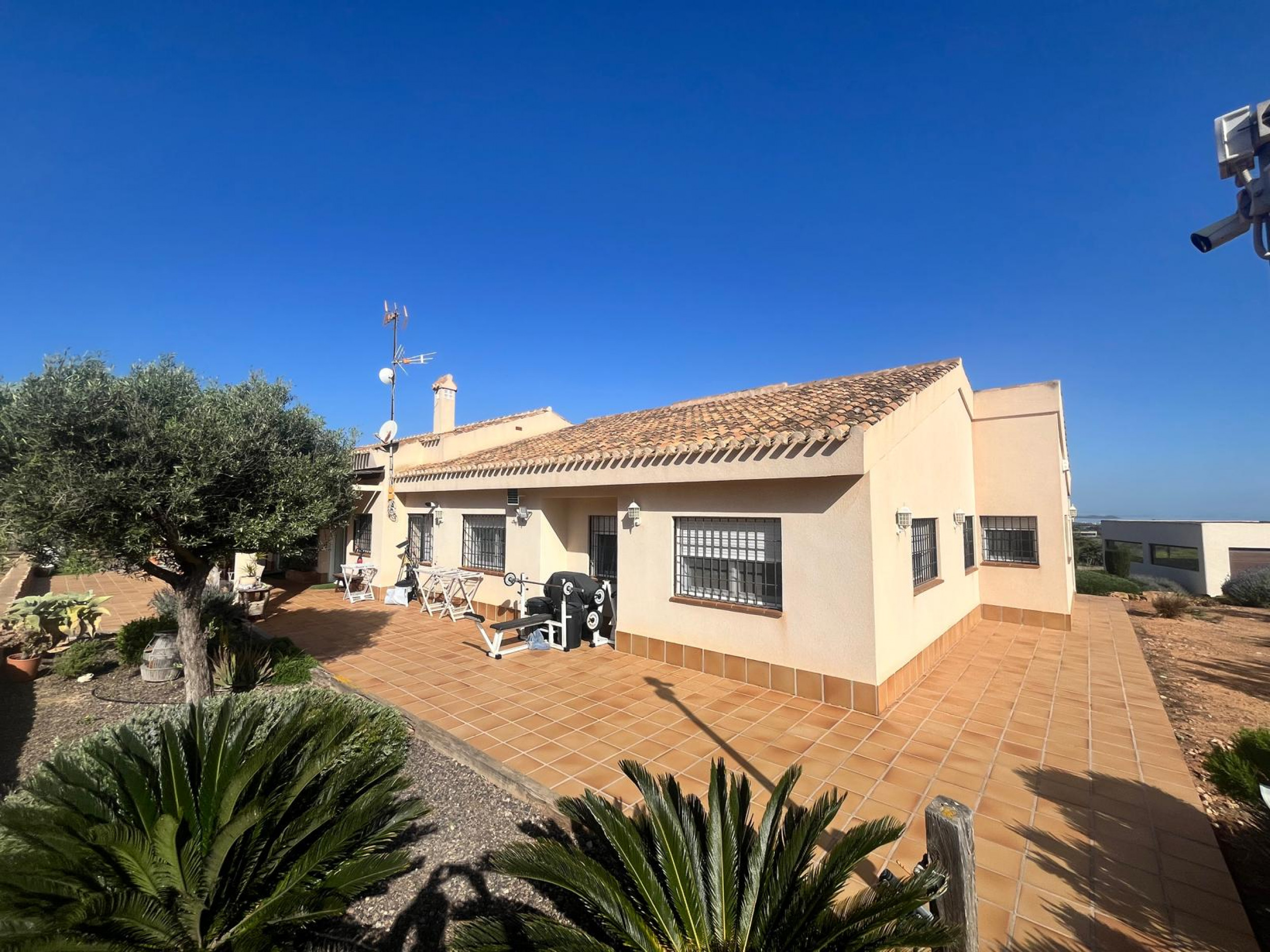 Garden in villa for sale in Los Belones