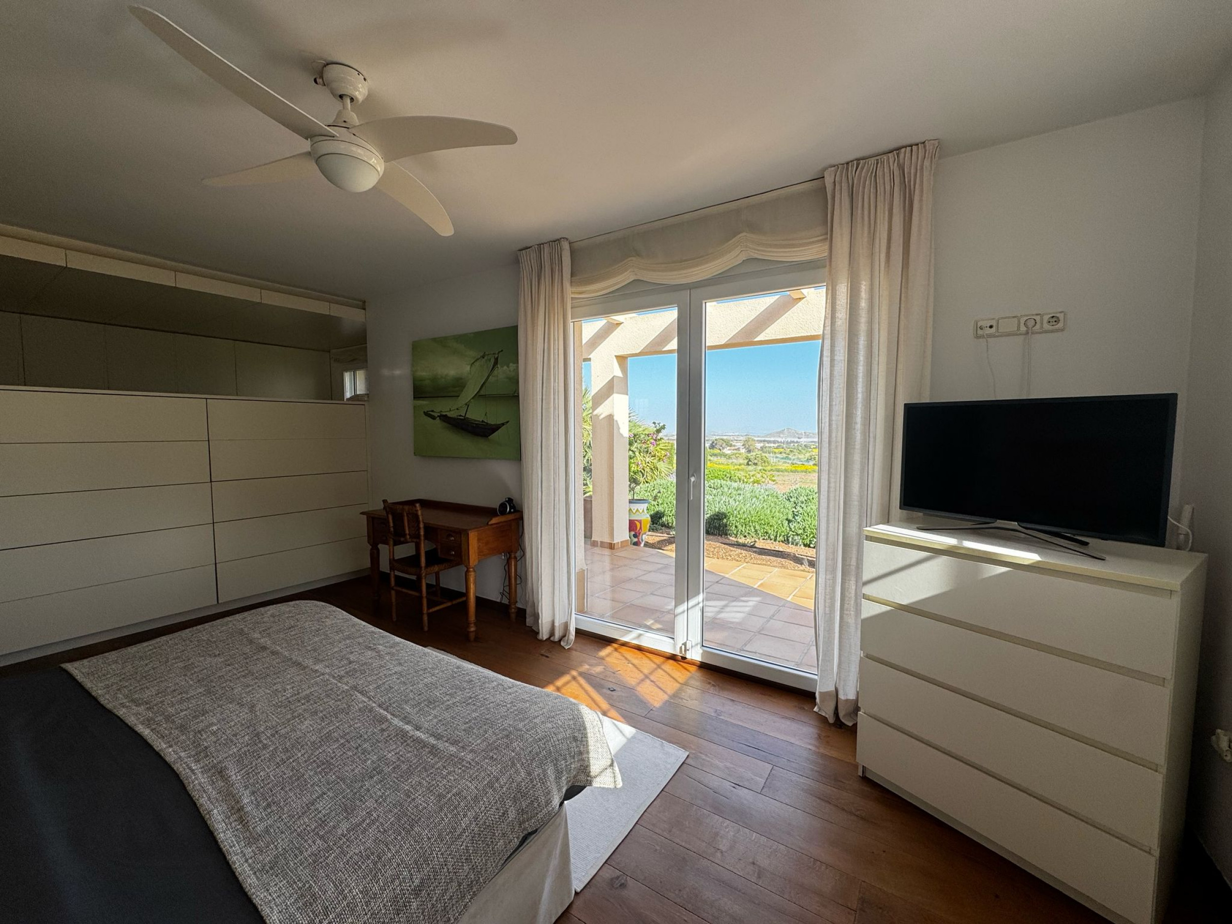 Terrace in villa for sale in Los Belones