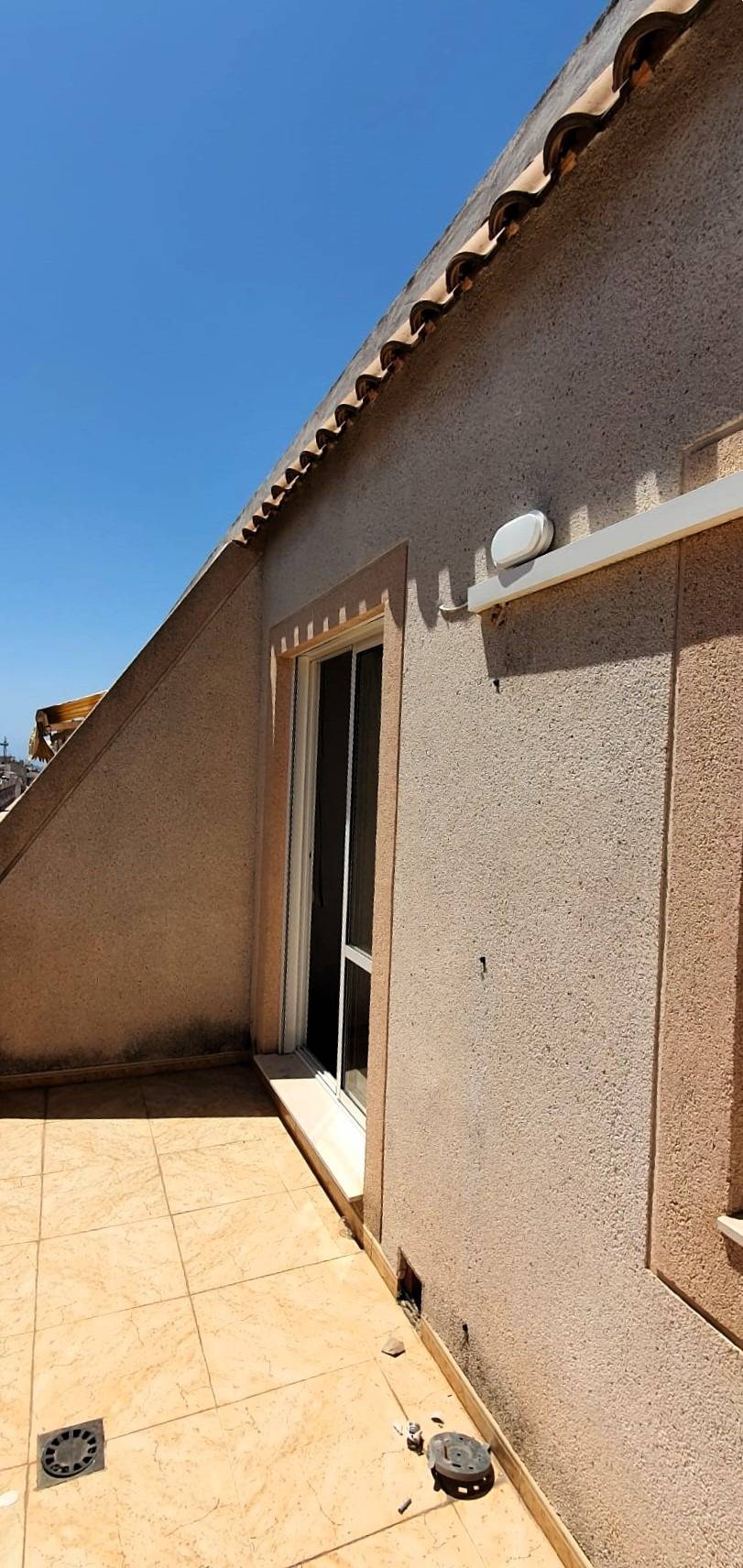 Terrace in penthouse for sale in Torrevieja