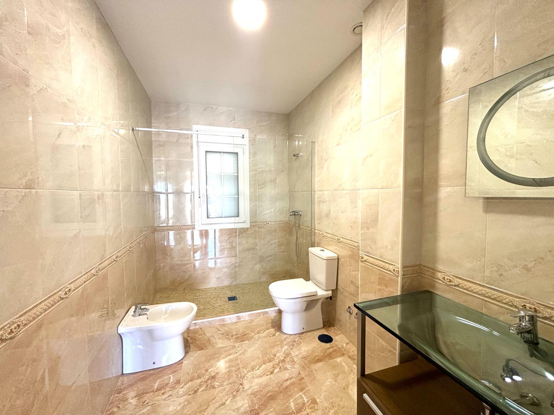 Pool area in villa for sale in Cabo Roig