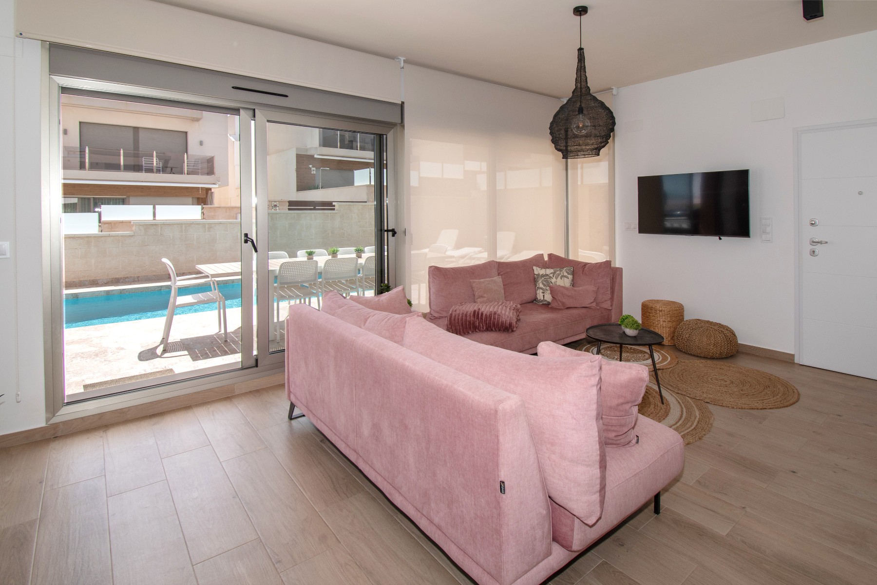 Master bedroom in villa for sale in Orihuela Costa