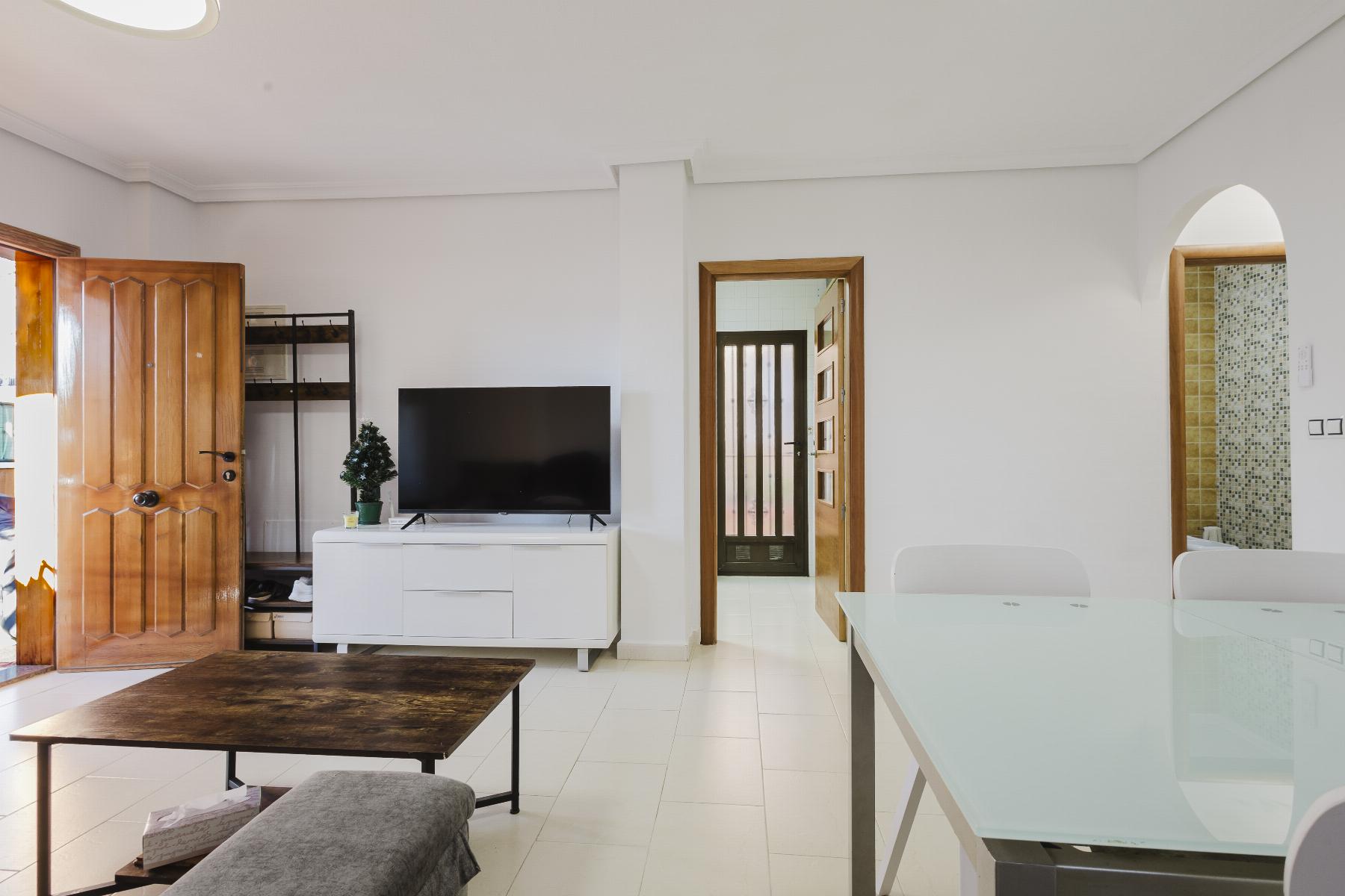 Pool area in villa for sale in Torrevieja
