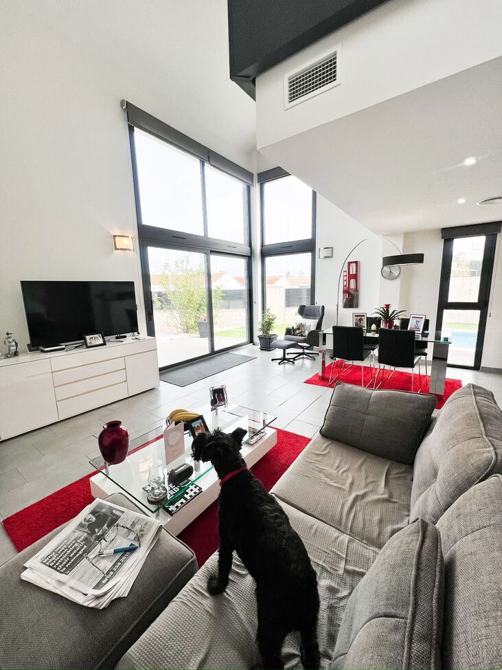 Dining area in villa for sale in Santiago de la Ribera