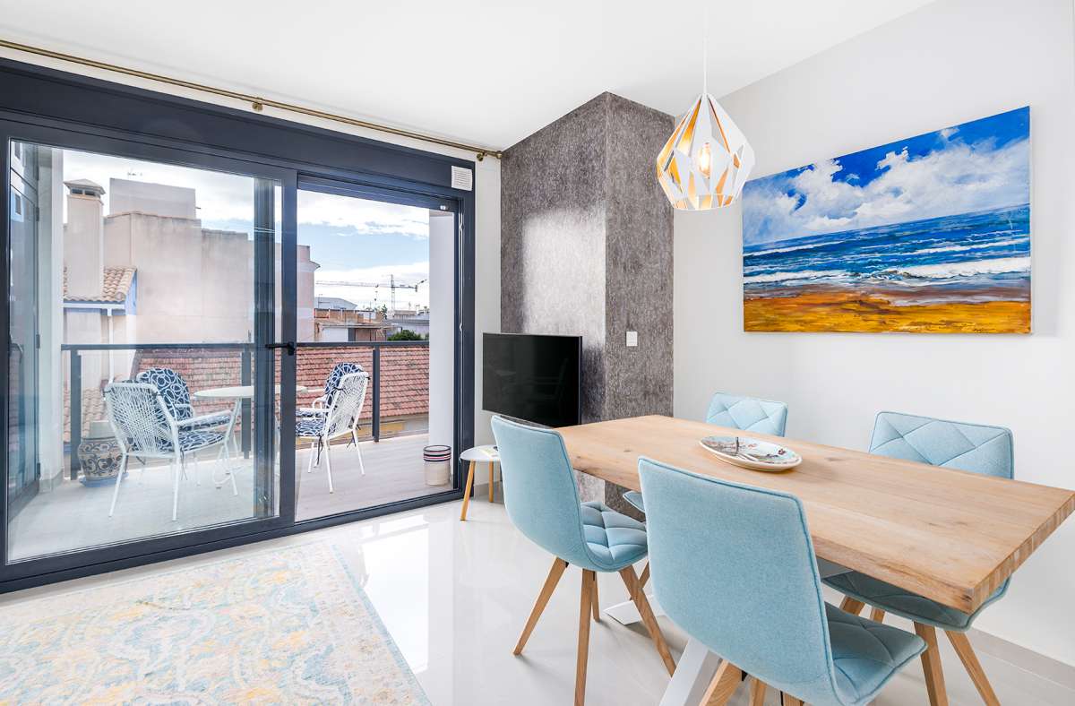 Living room in apartment for sale in Torre de La Horadada