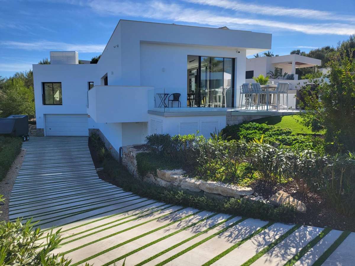 Pool area in villa for sale in Las Colinas Golf
