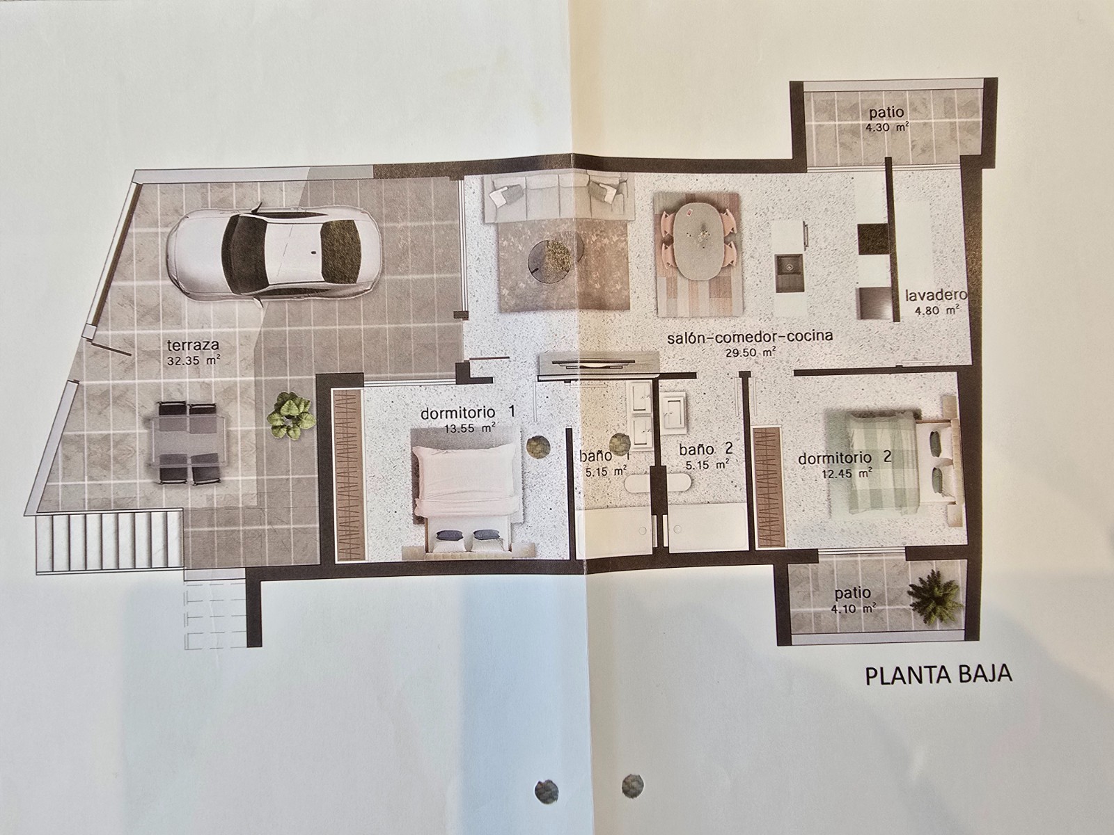 Garden in apartment for sale in Pilar de La Horadada