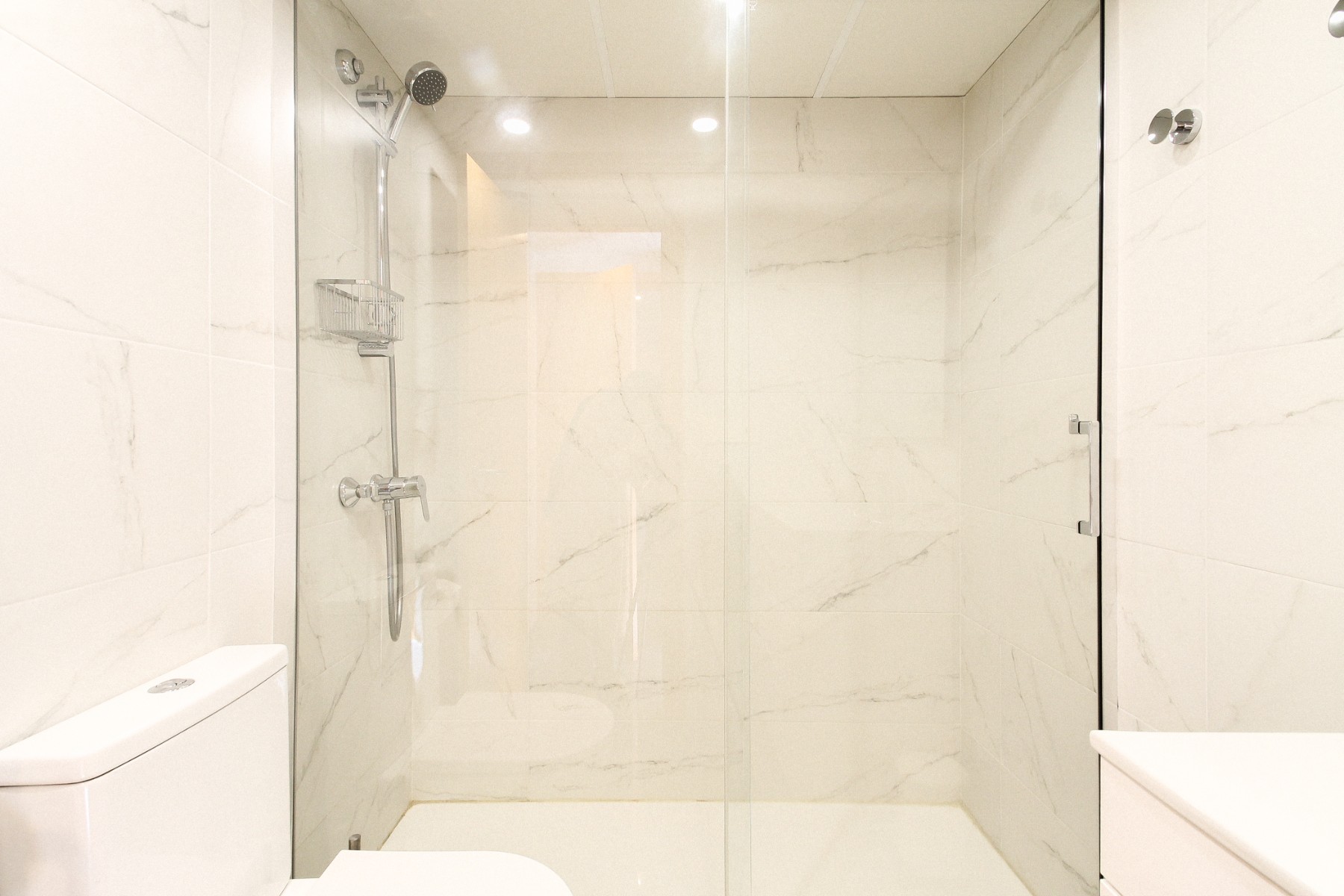 Pool area in penthouse for sale in Alicante