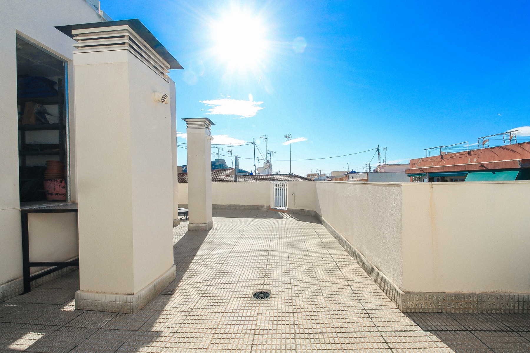 Bedroom in penthouse for sale in Alicante