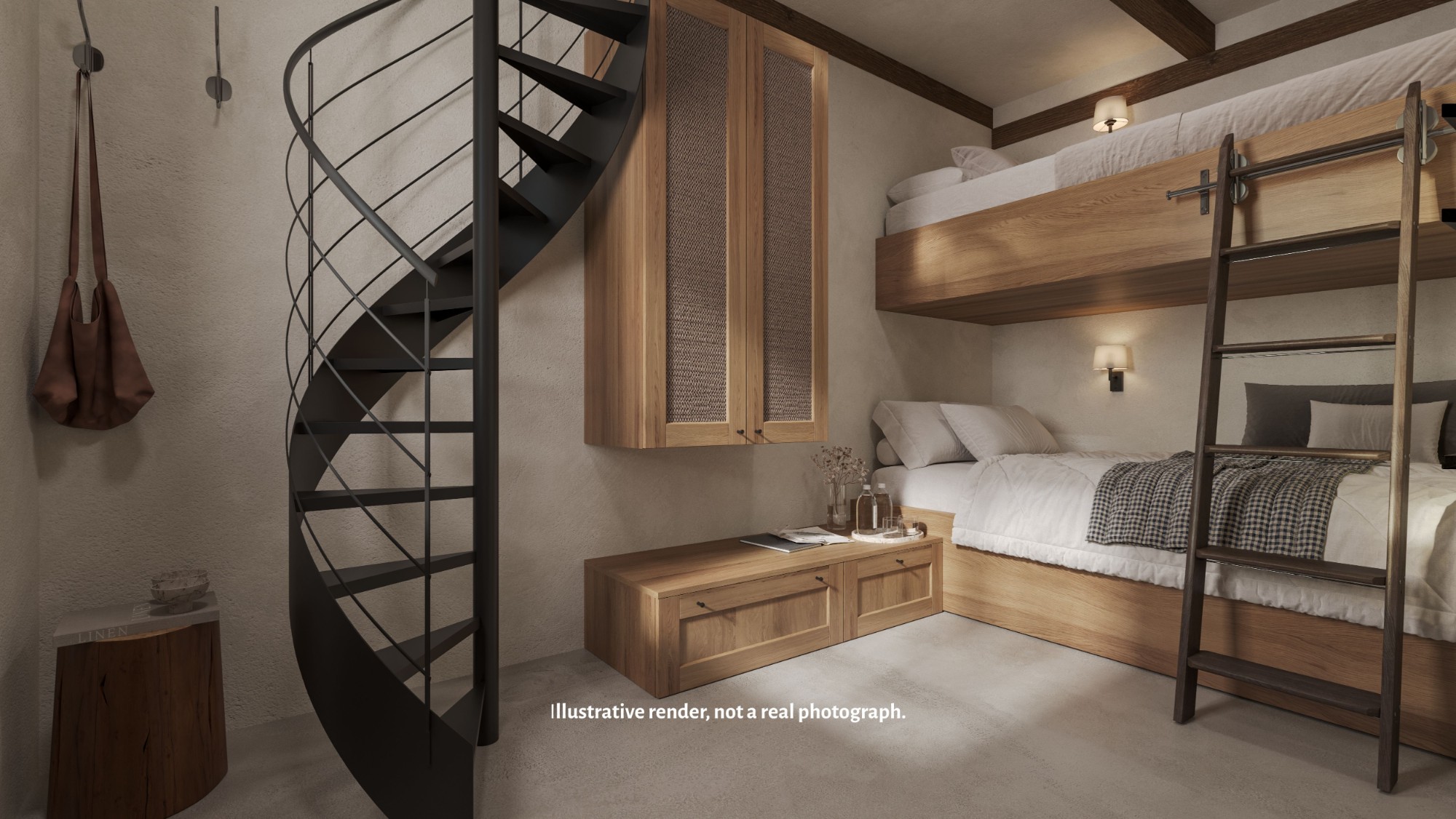 Bedroom in apartment for sale in Alicante