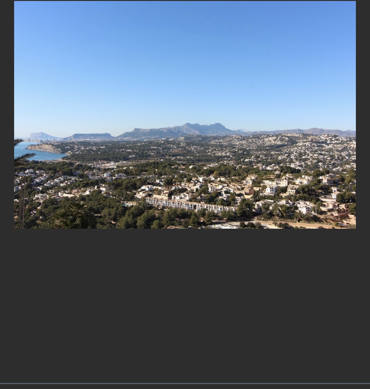 Terrace in land for sale in Moraira