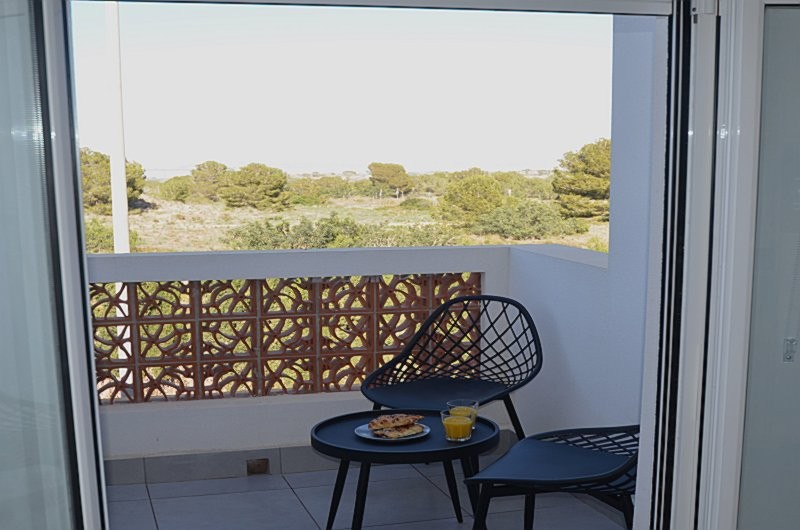 Pool area in apartment for sale in Blue Lagoon