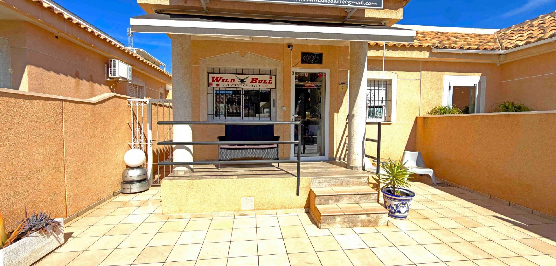 Master bedroom in bungalow for sale in Orihuela Costa