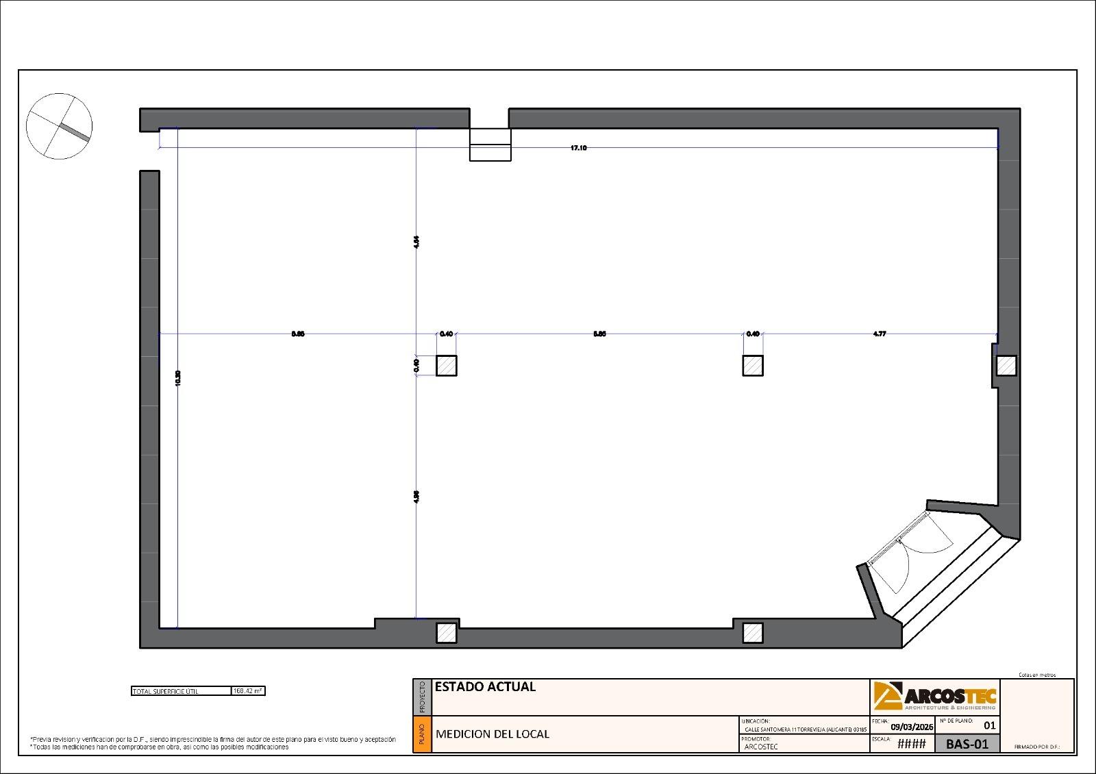 Exterior view in commercial for sale in Torrevieja