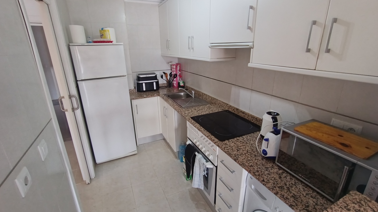 Pool area in apartment for sale in Sucina