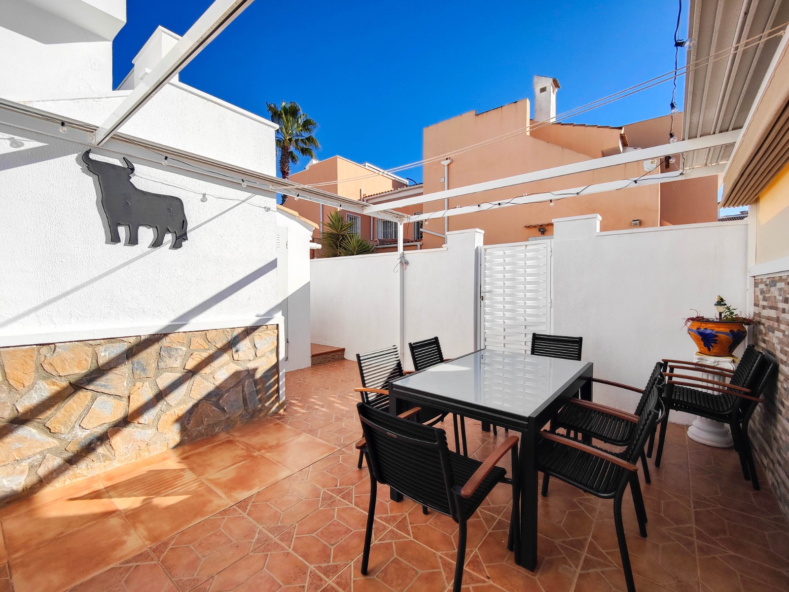 Terrace in villa for sale in Ciudad Quesada