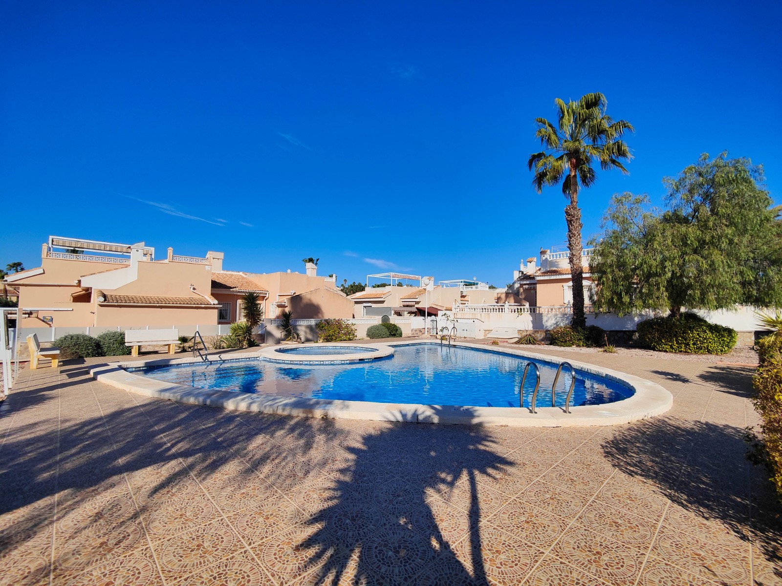 Pool area in villa for sale in Ciudad Quesada