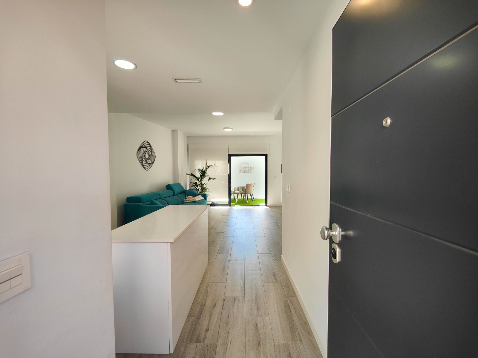 Pool area in apartment for sale in Guardamar del Segura