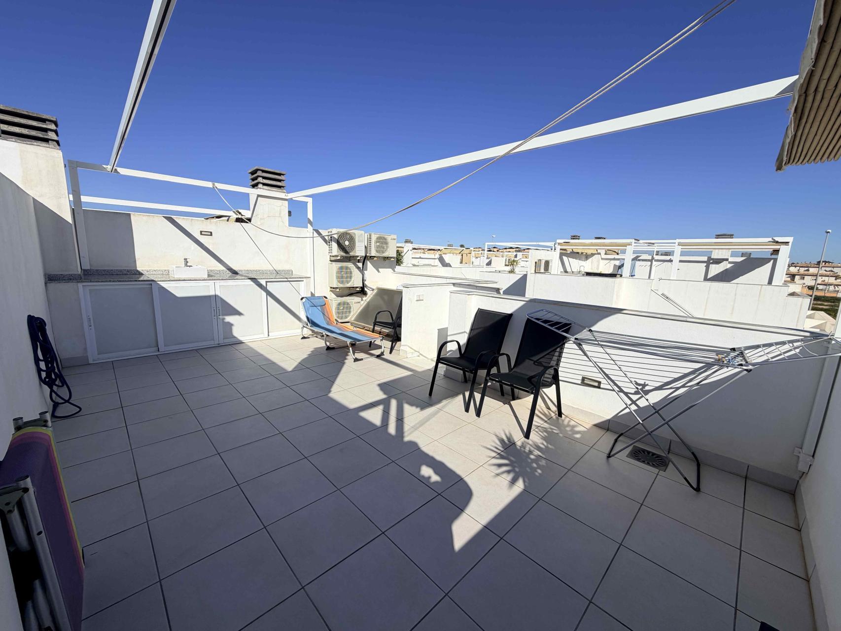Dining area in terraced for sale in Cabo Roig