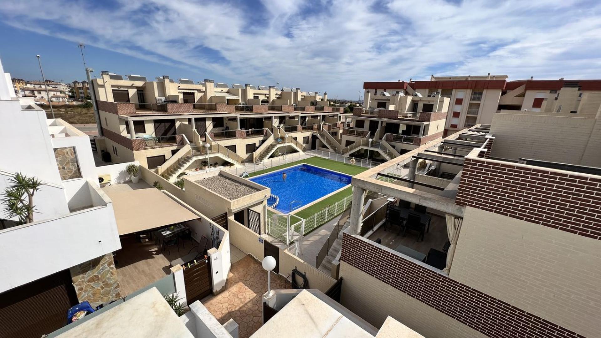 Living room in terraced for sale in Cabo Roig