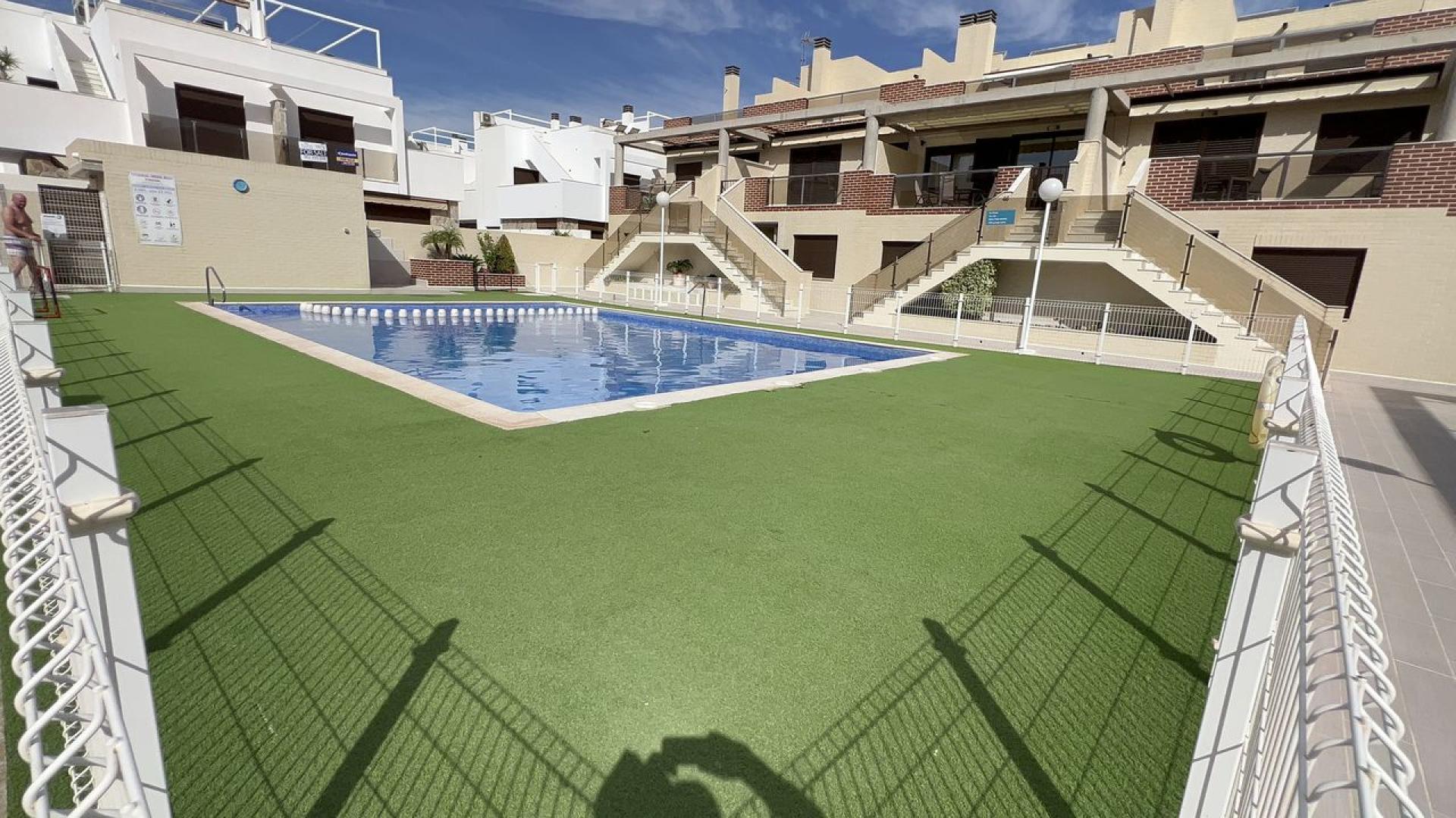 Master bedroom in terraced for sale in Cabo Roig
