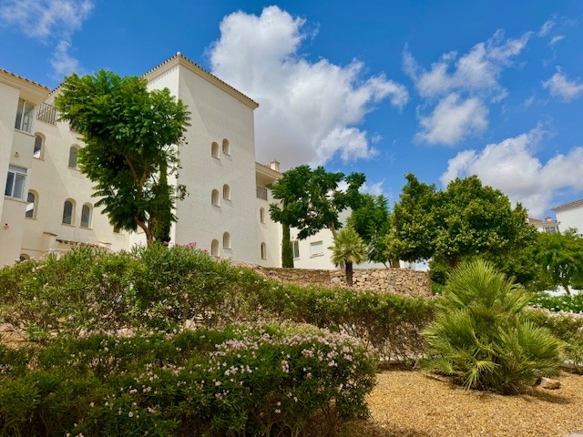 Terrace in apartment for sale in Hacienda Riquelme Golf Resort