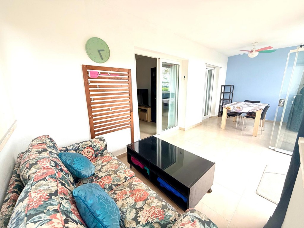 Terrace in apartment for sale in Hacienda Riquelme Golf Resort