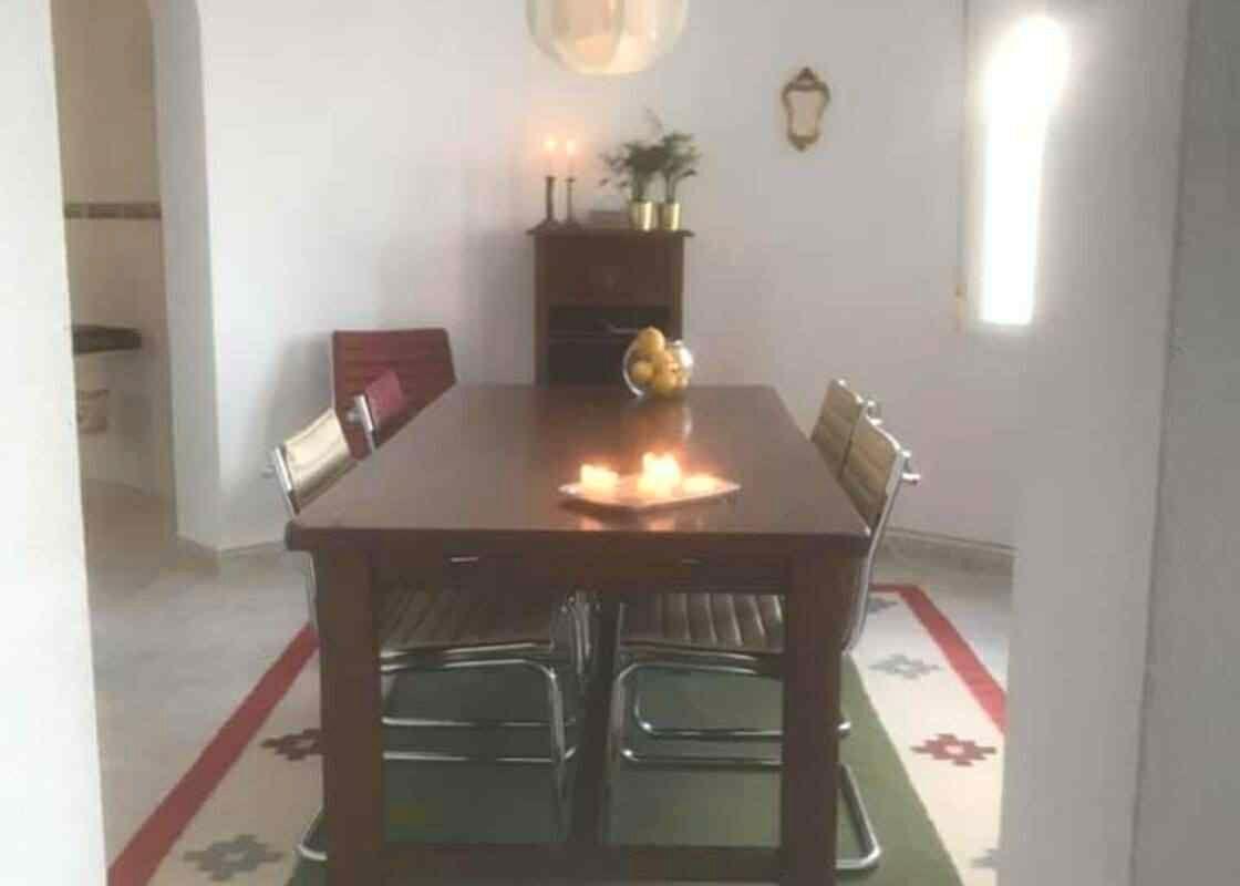 Pool area in villa for sale in Rojales