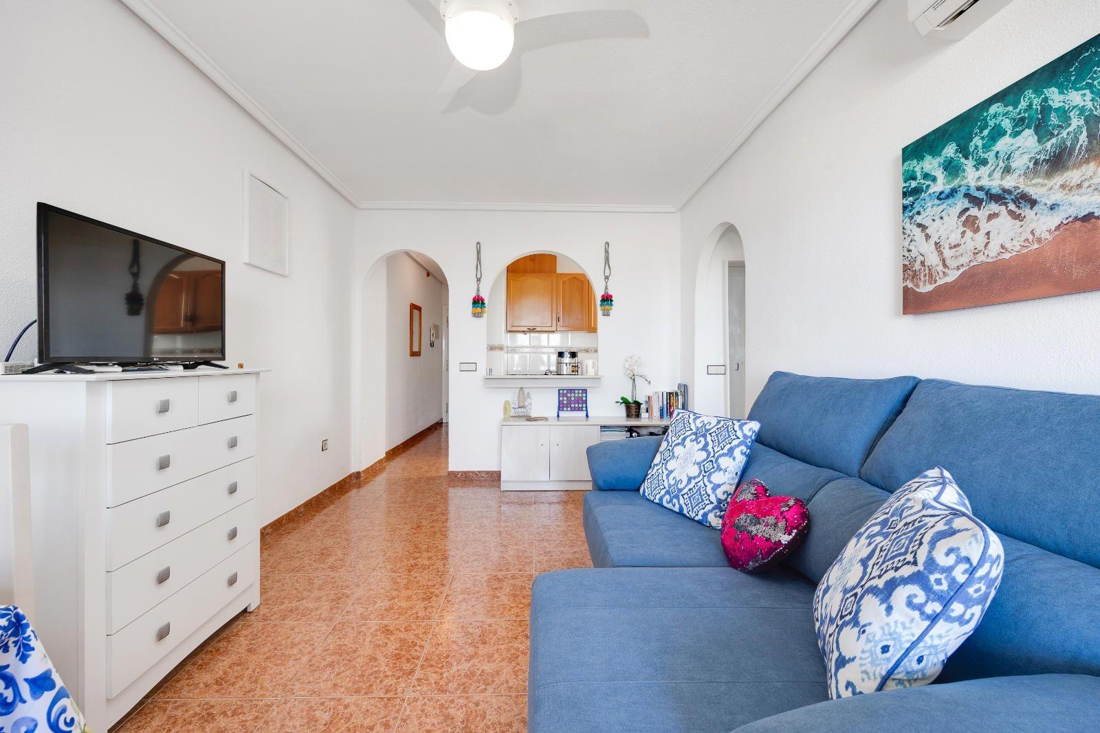 Pool area in penthouse for sale in Torrevieja