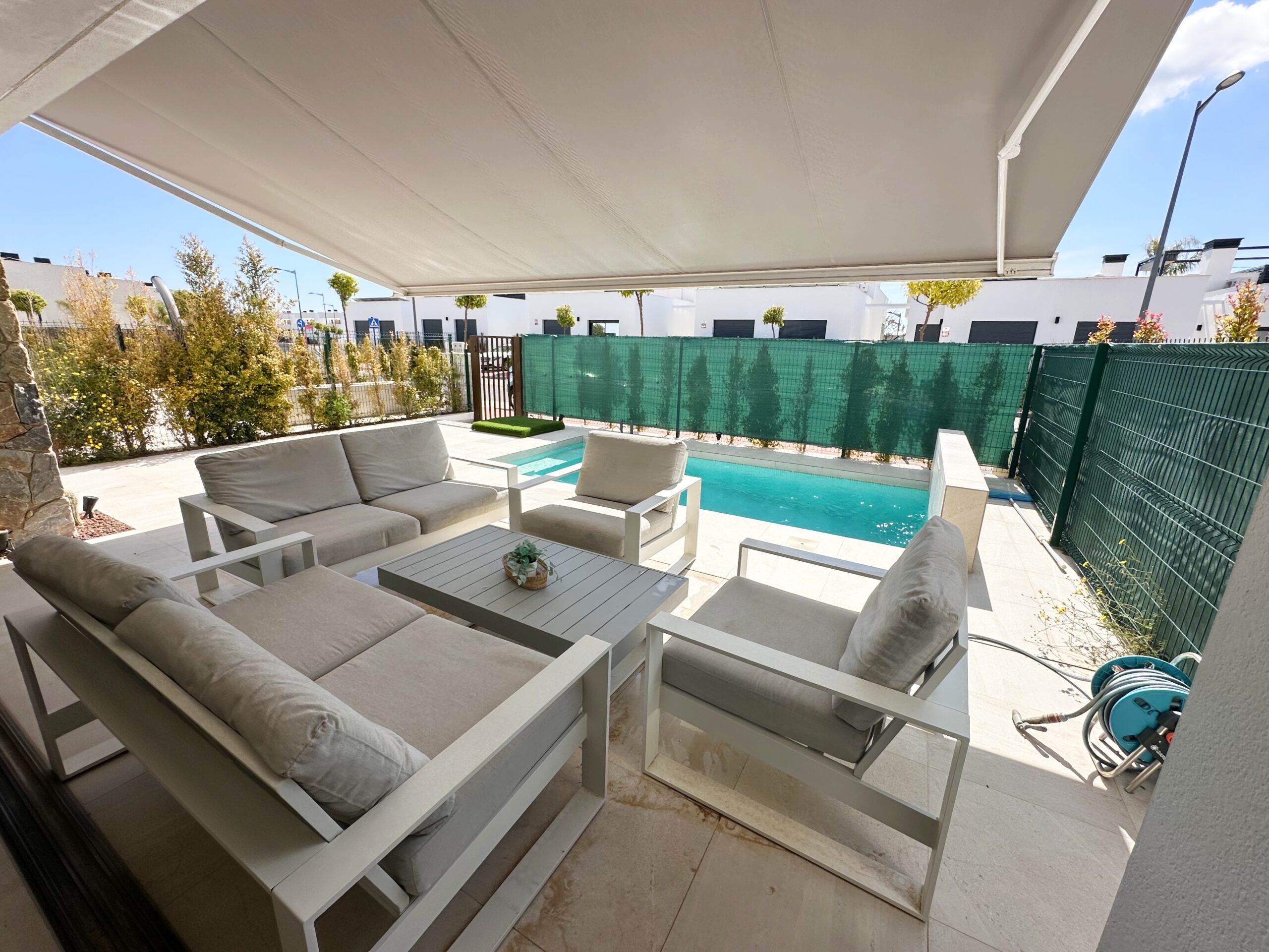 Living room in villa for sale in Santa Rosalia Resort