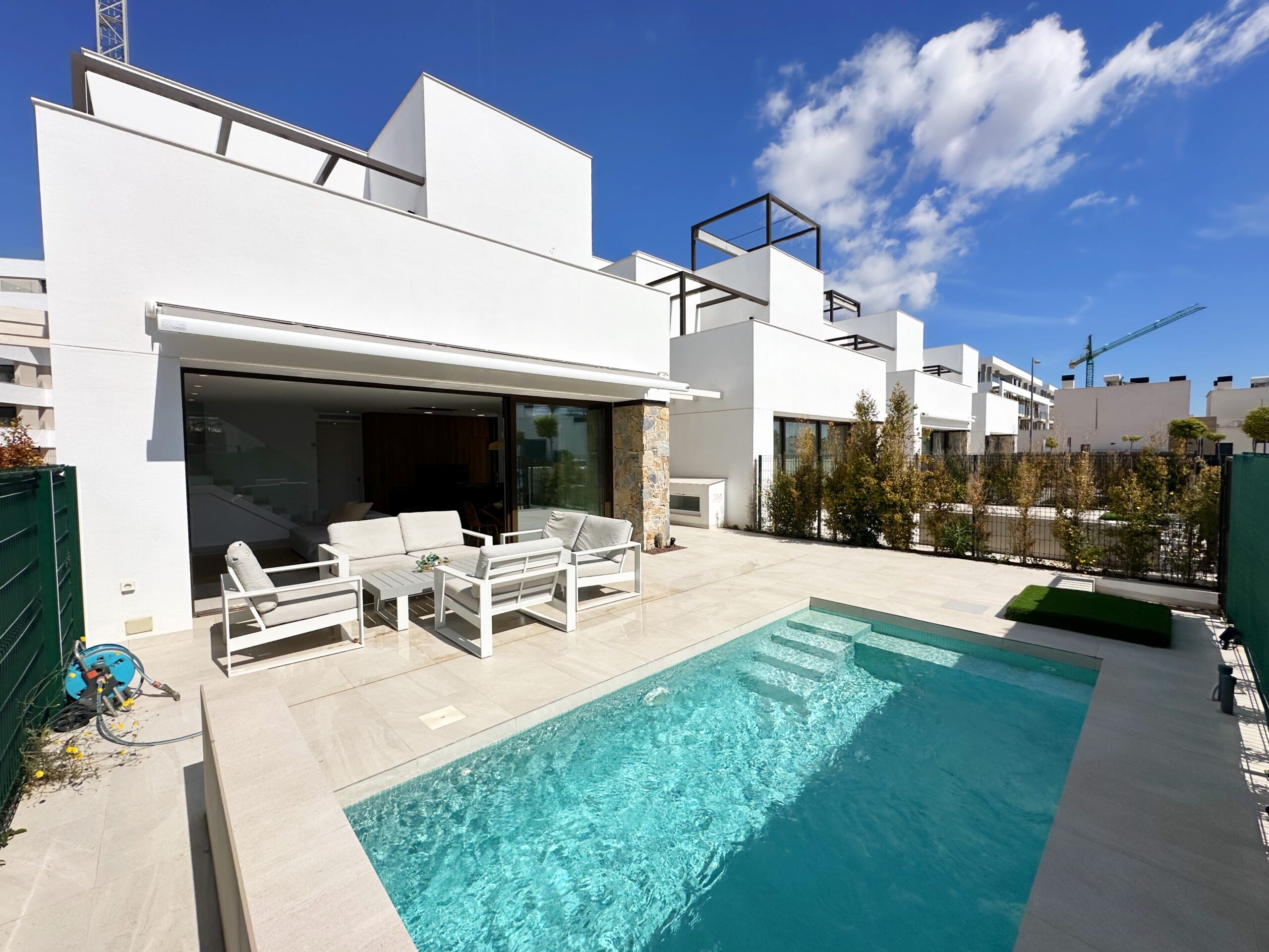 Master bedroom in villa for sale in Santa Rosalia Resort