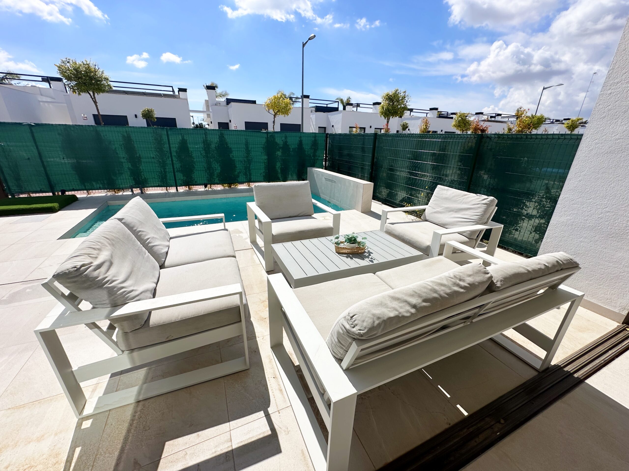Dining area in villa for sale in Santa Rosalia Resort