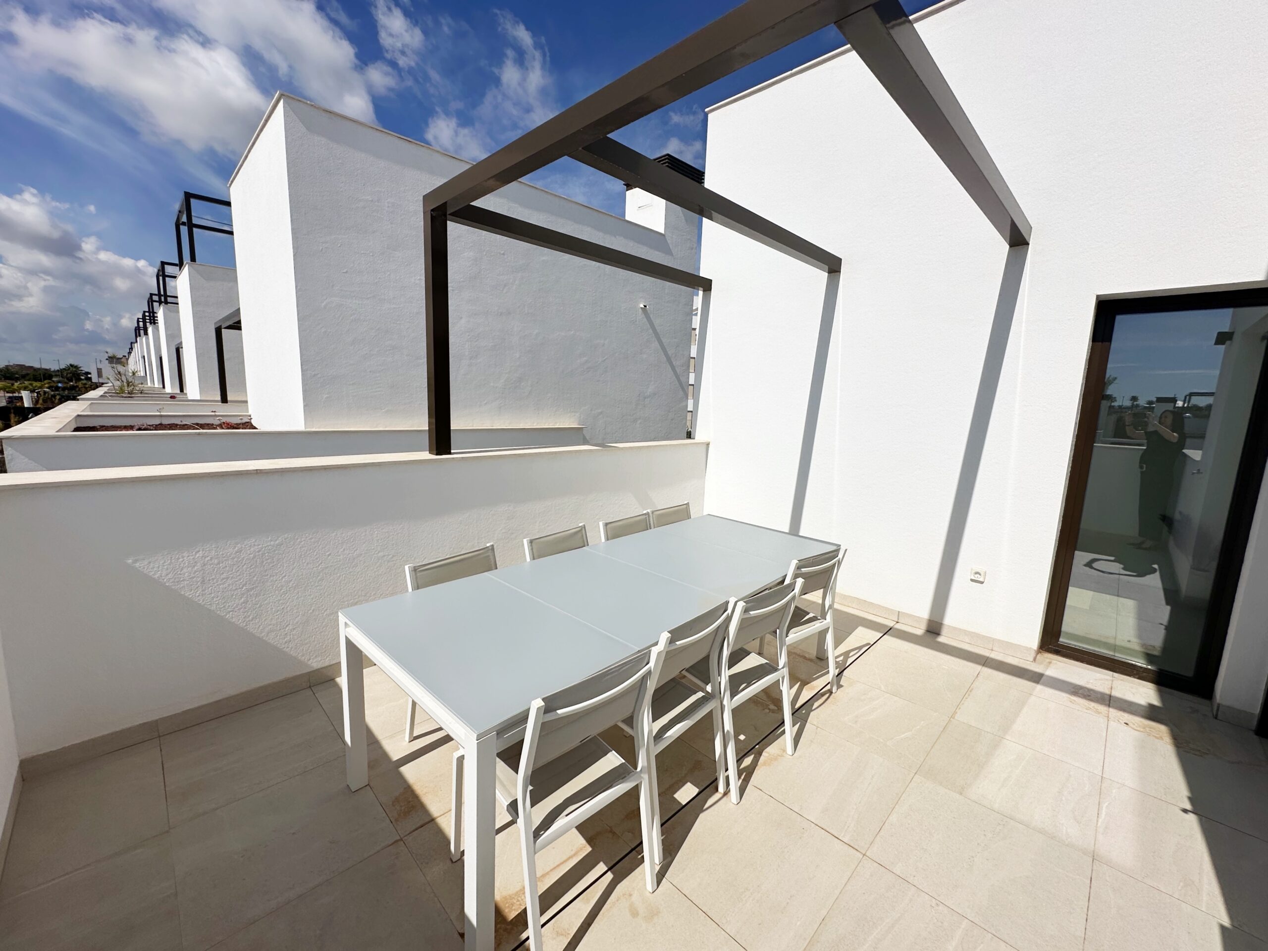 Pool area in villa for sale in Santa Rosalia Resort