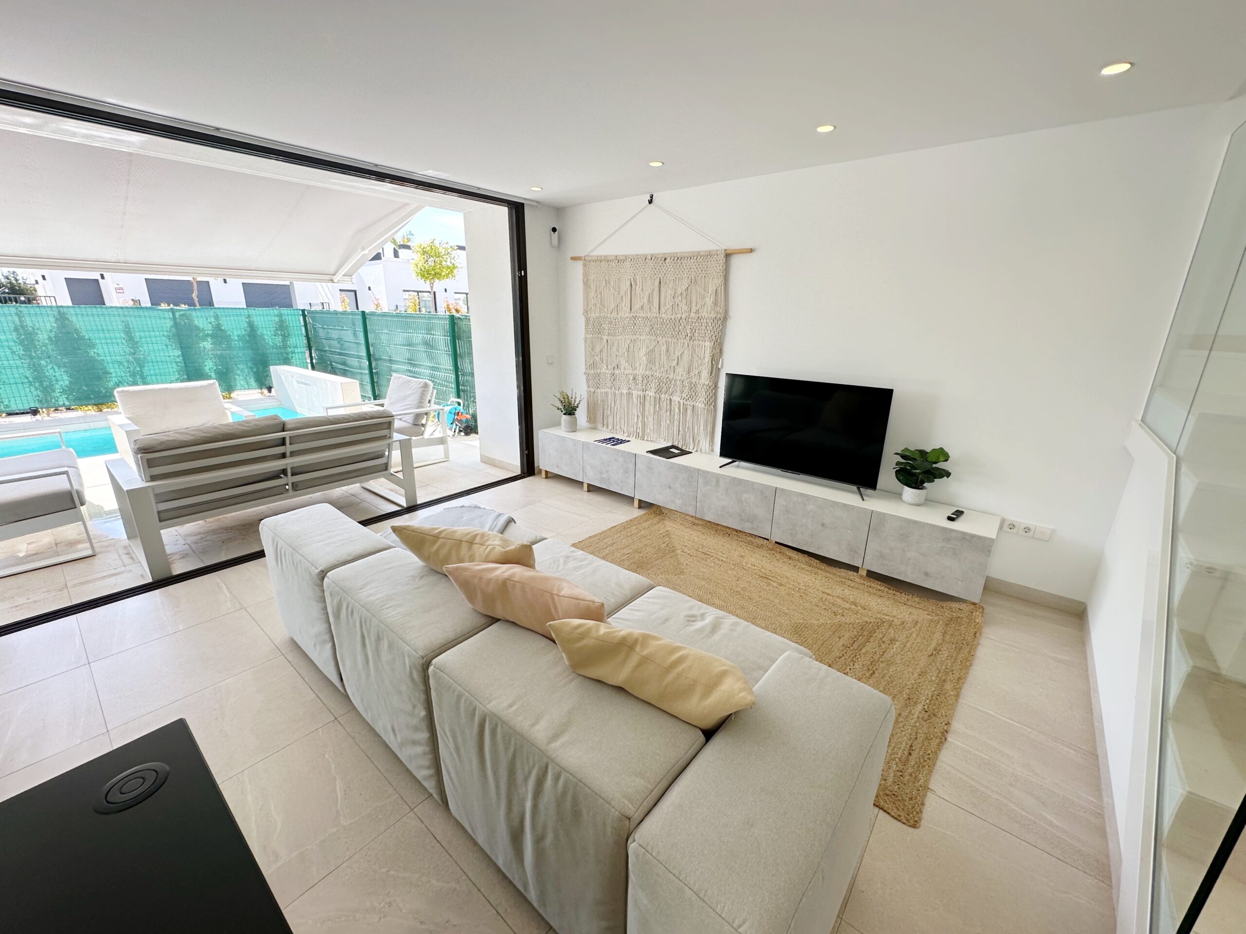 Terrace in villa for sale in Santa Rosalia Resort
