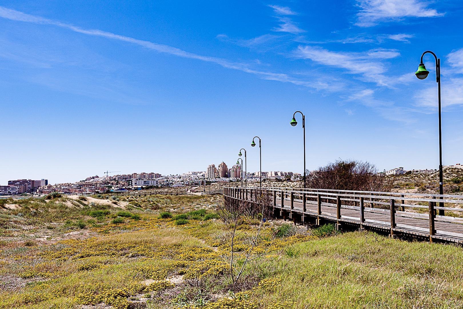 Garden in apartment for sale in Torrevieja