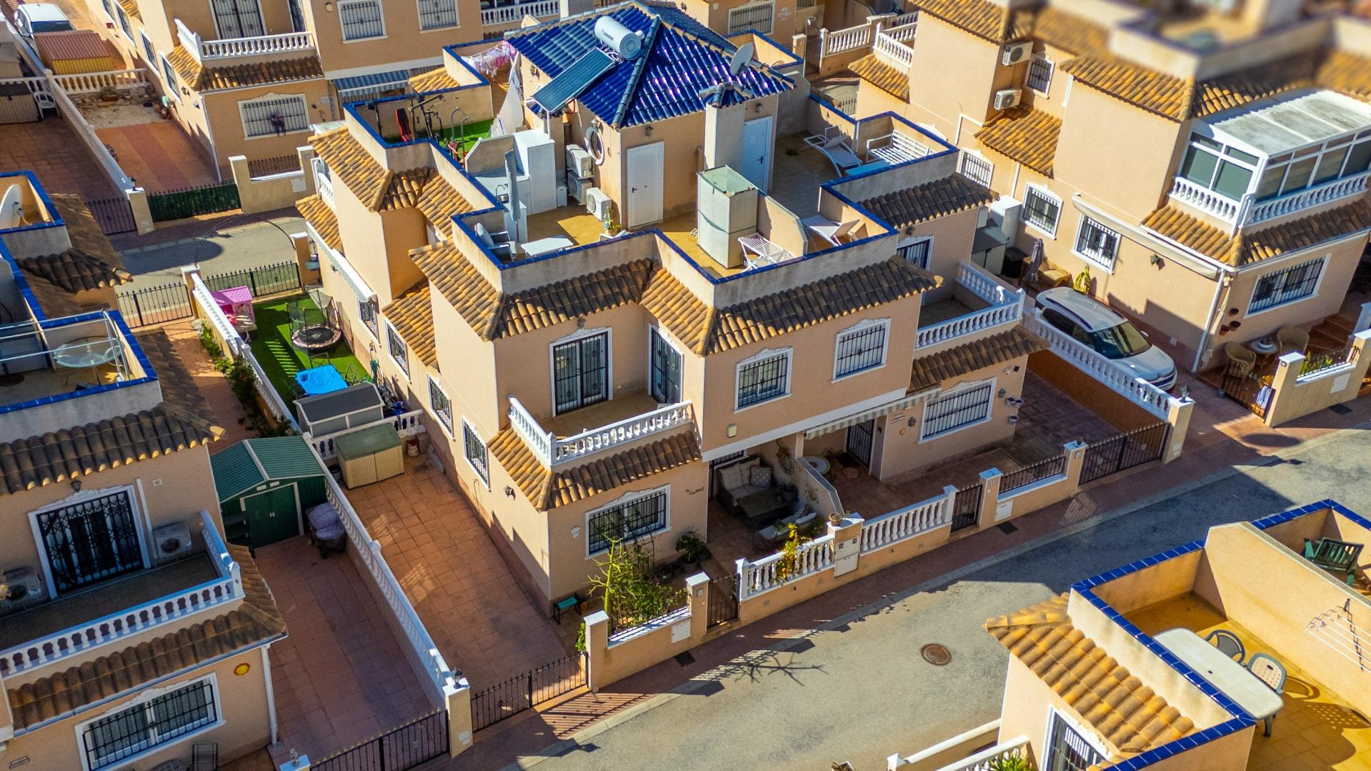 Master bedroom in terraced for sale in Orihuela Costa