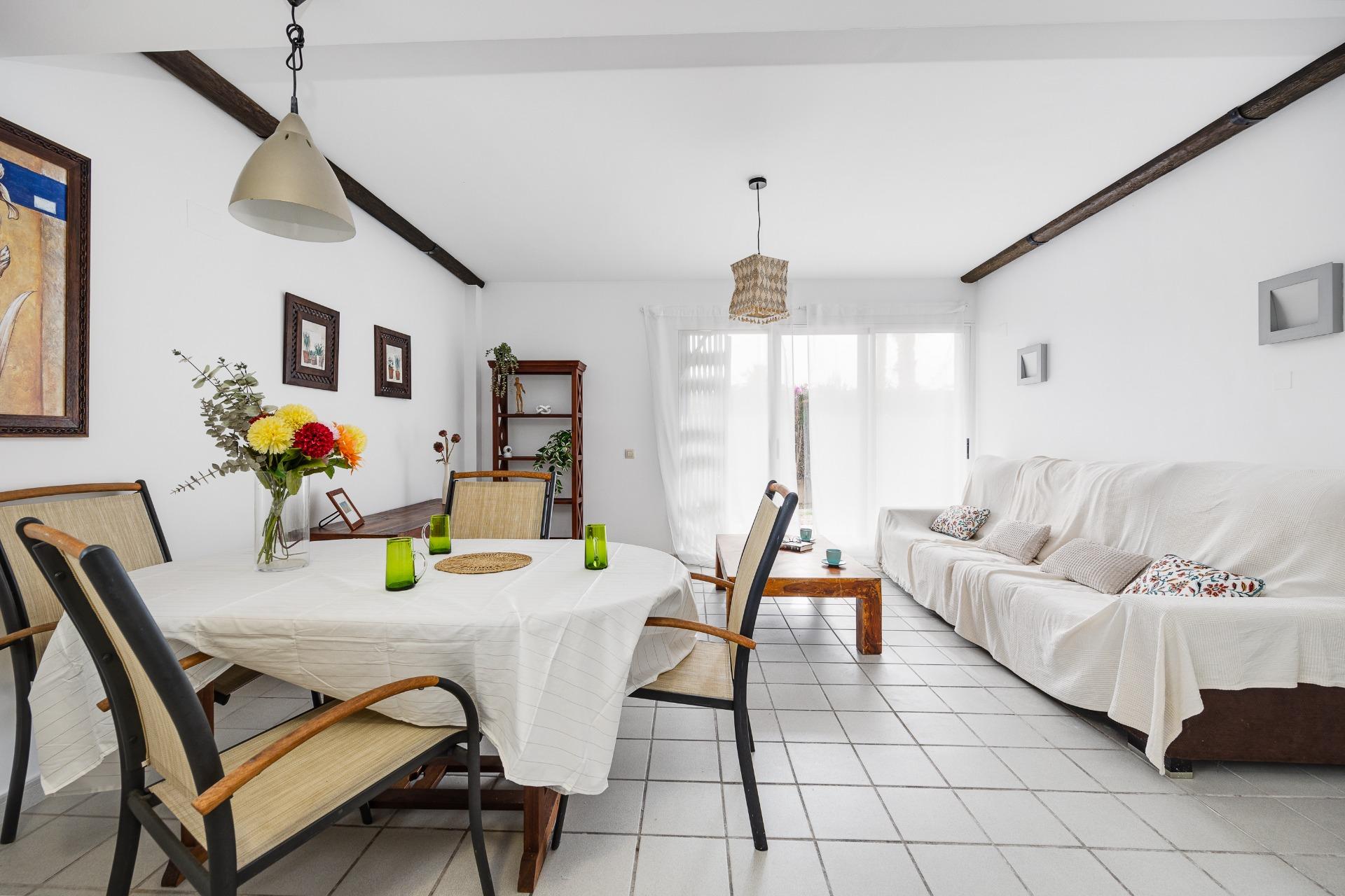 Pool area in apartment for sale in Orihuela Costa