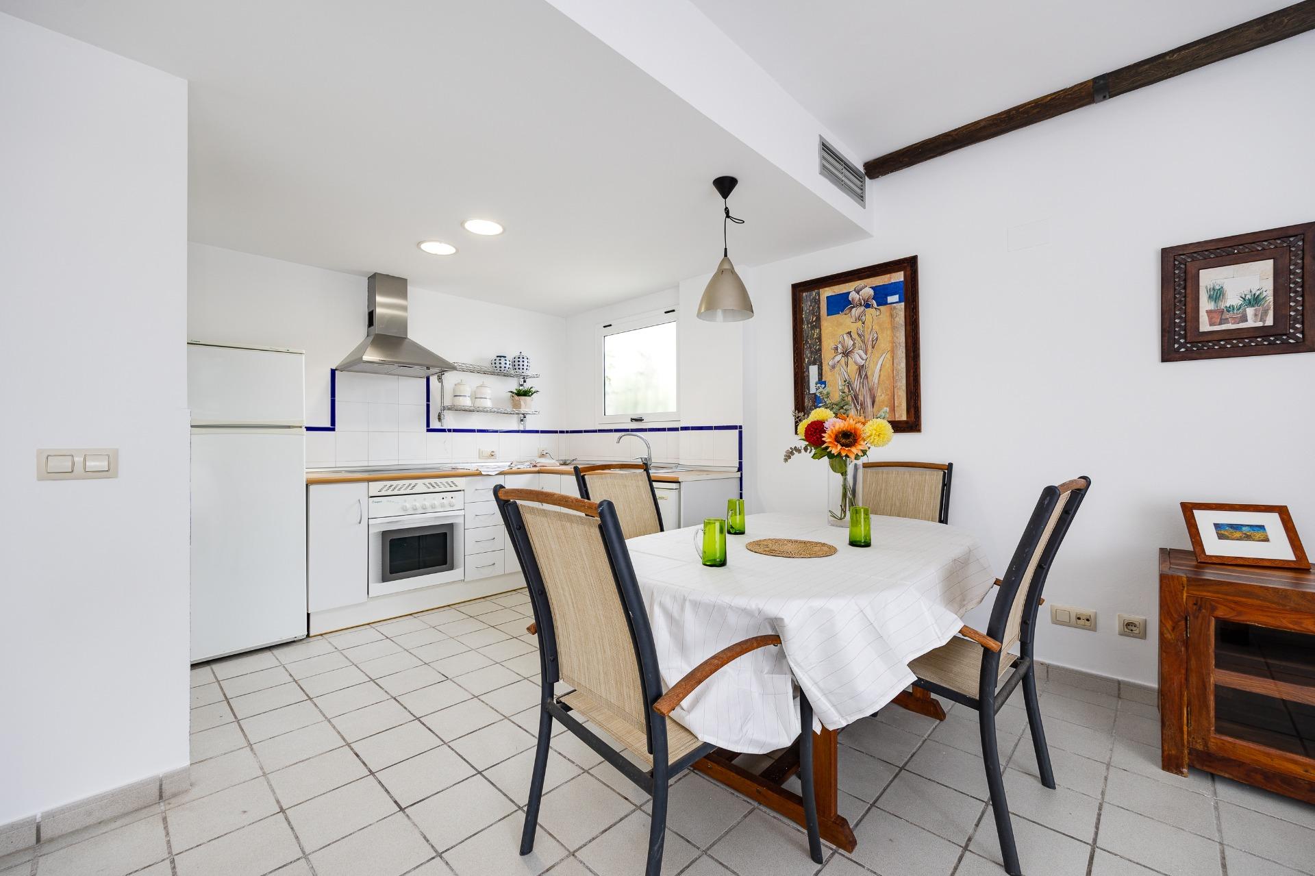 Dining area in apartment for sale in Orihuela Costa