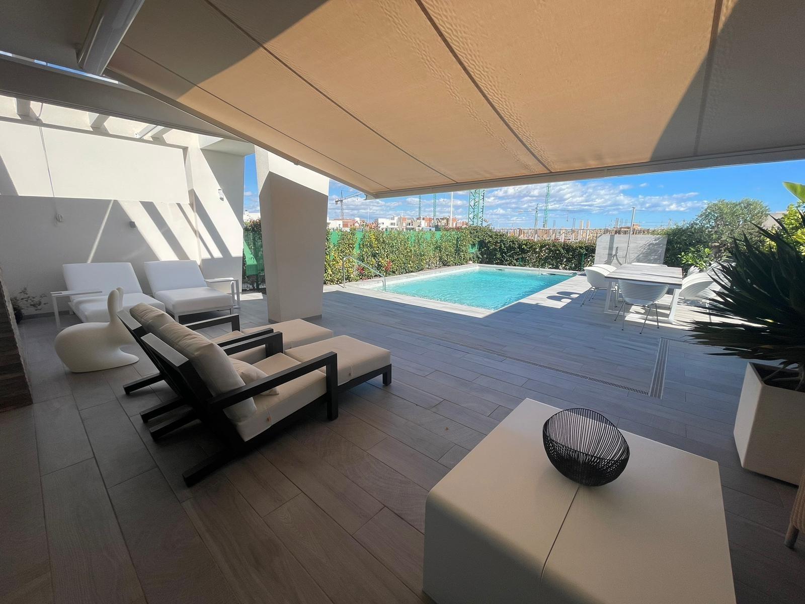 Exterior view in villa for sale in Algorfa