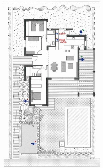 Living room in villa for sale in Algorfa
