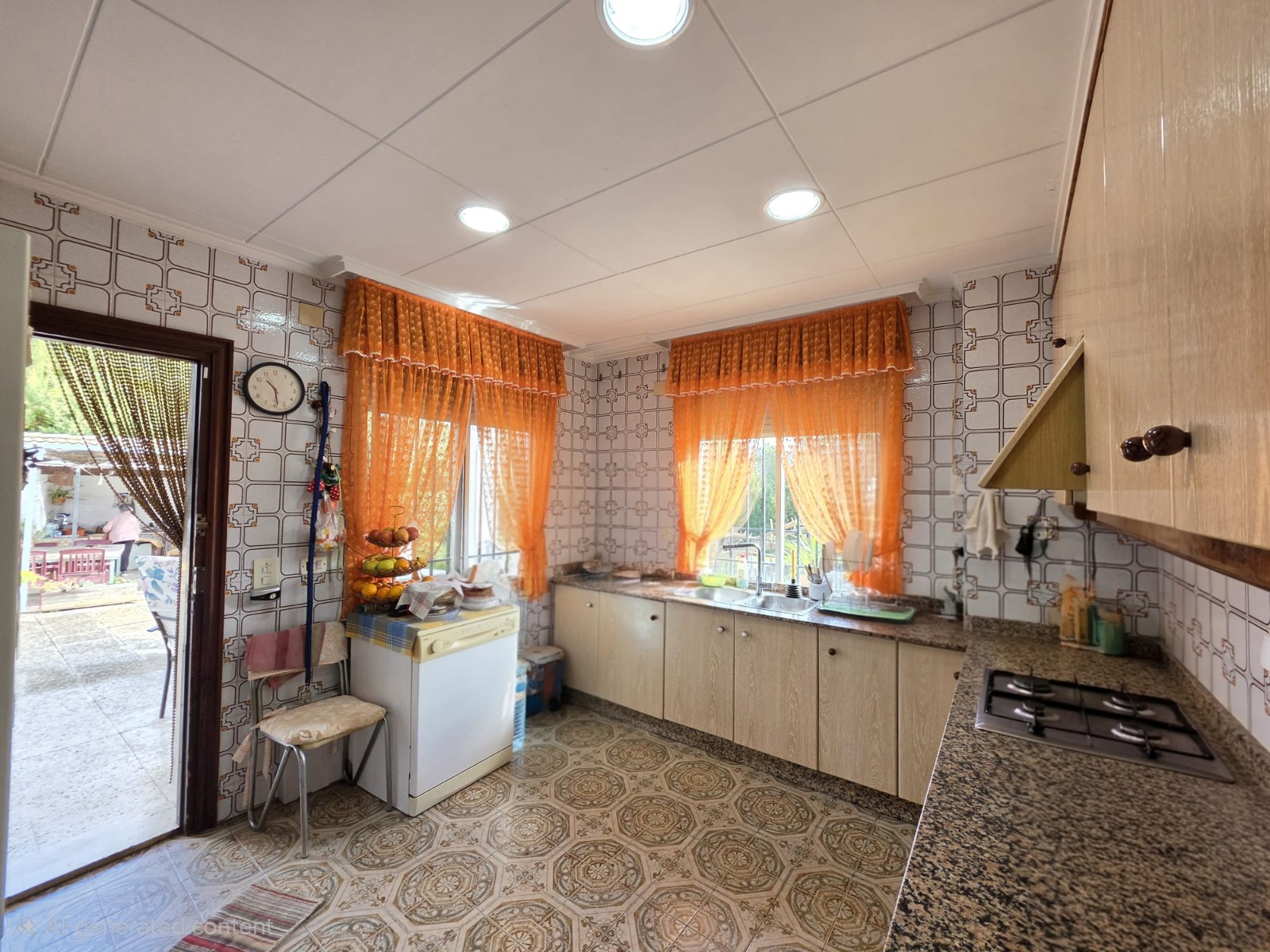 Living room in villa for sale in Elda