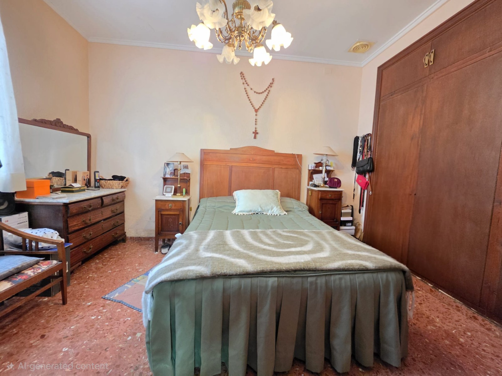 Pool area in villa for sale in Elda