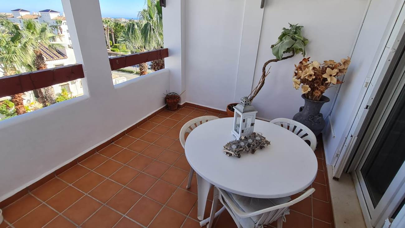 Pool area in penthouse for sale in Villamartin