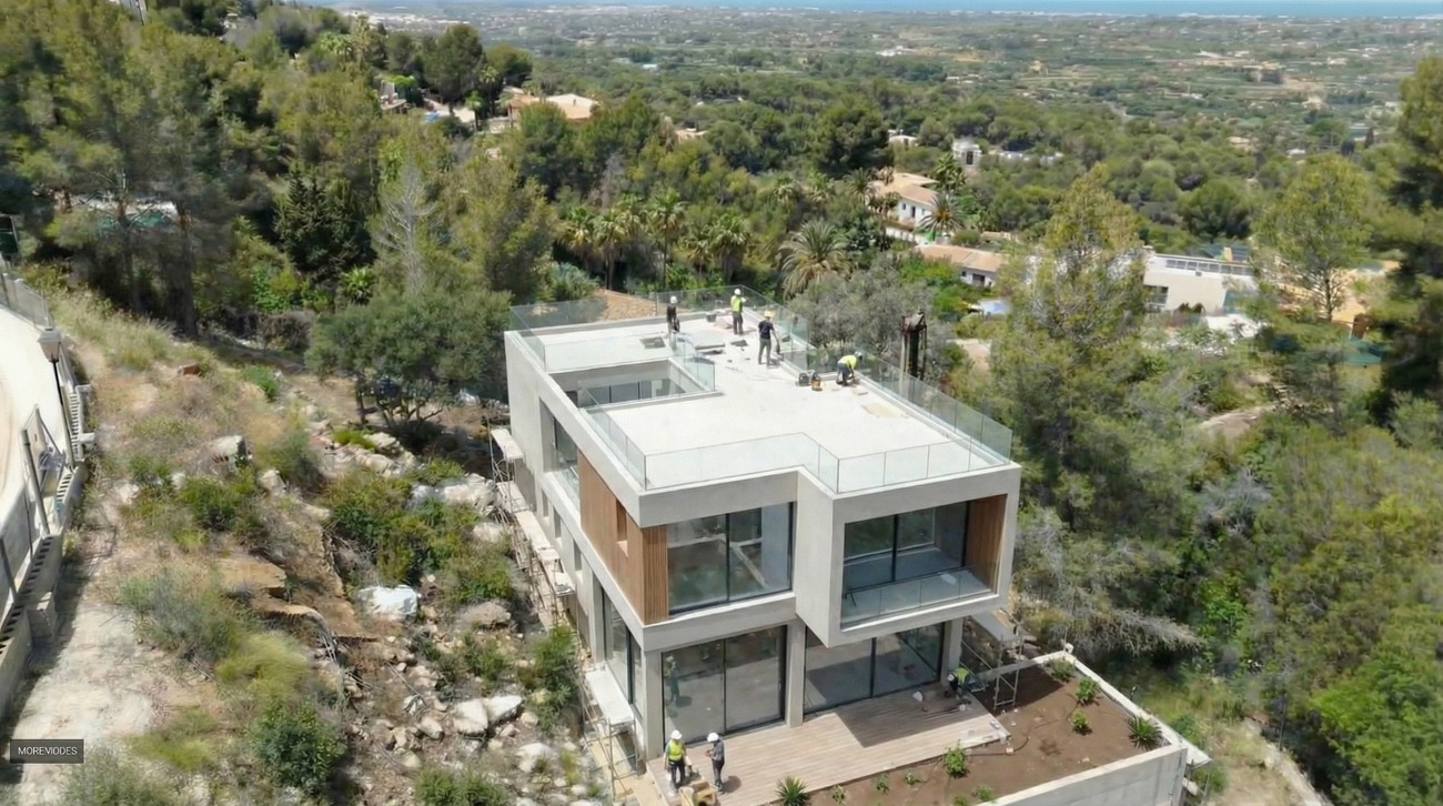 Pool area in land for sale in La Sella Golf
