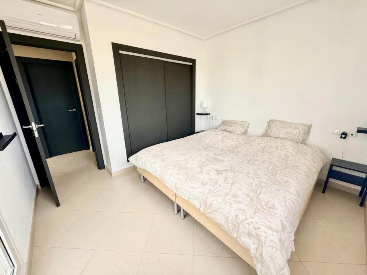 Master bedroom in apartment for sale in Hacienda Riquelme Golf Resort