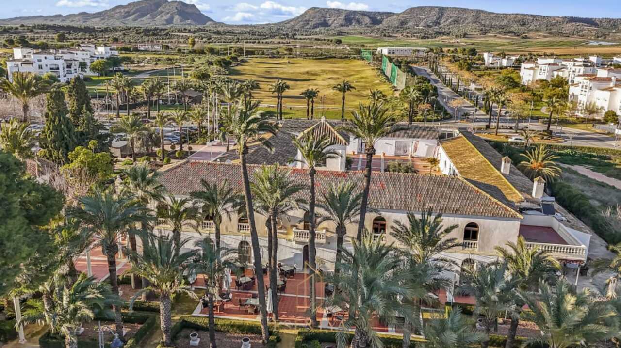 Pool area in apartment for sale in Hacienda Riquelme Golf Resort