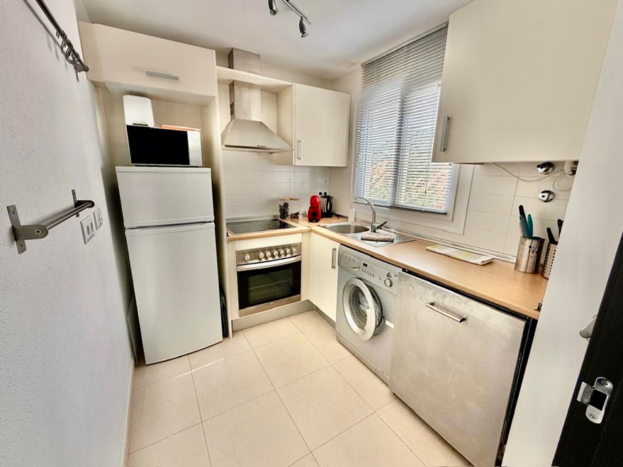 Garden in apartment for sale in Hacienda Riquelme Golf Resort