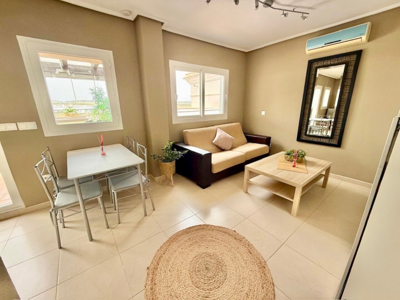 Dining area in apartment for sale in Hacienda Riquelme Golf Resort