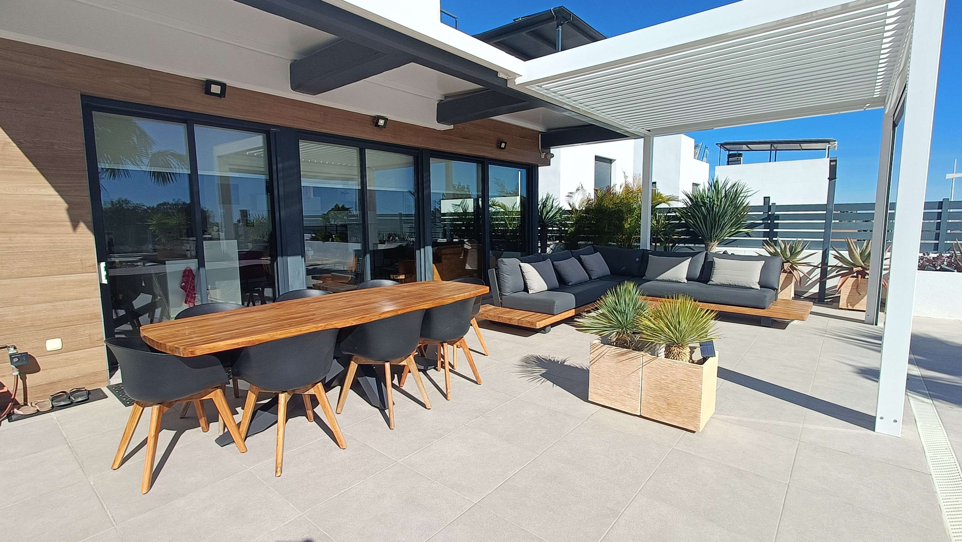 Terrace in villa for sale in Algorfa
