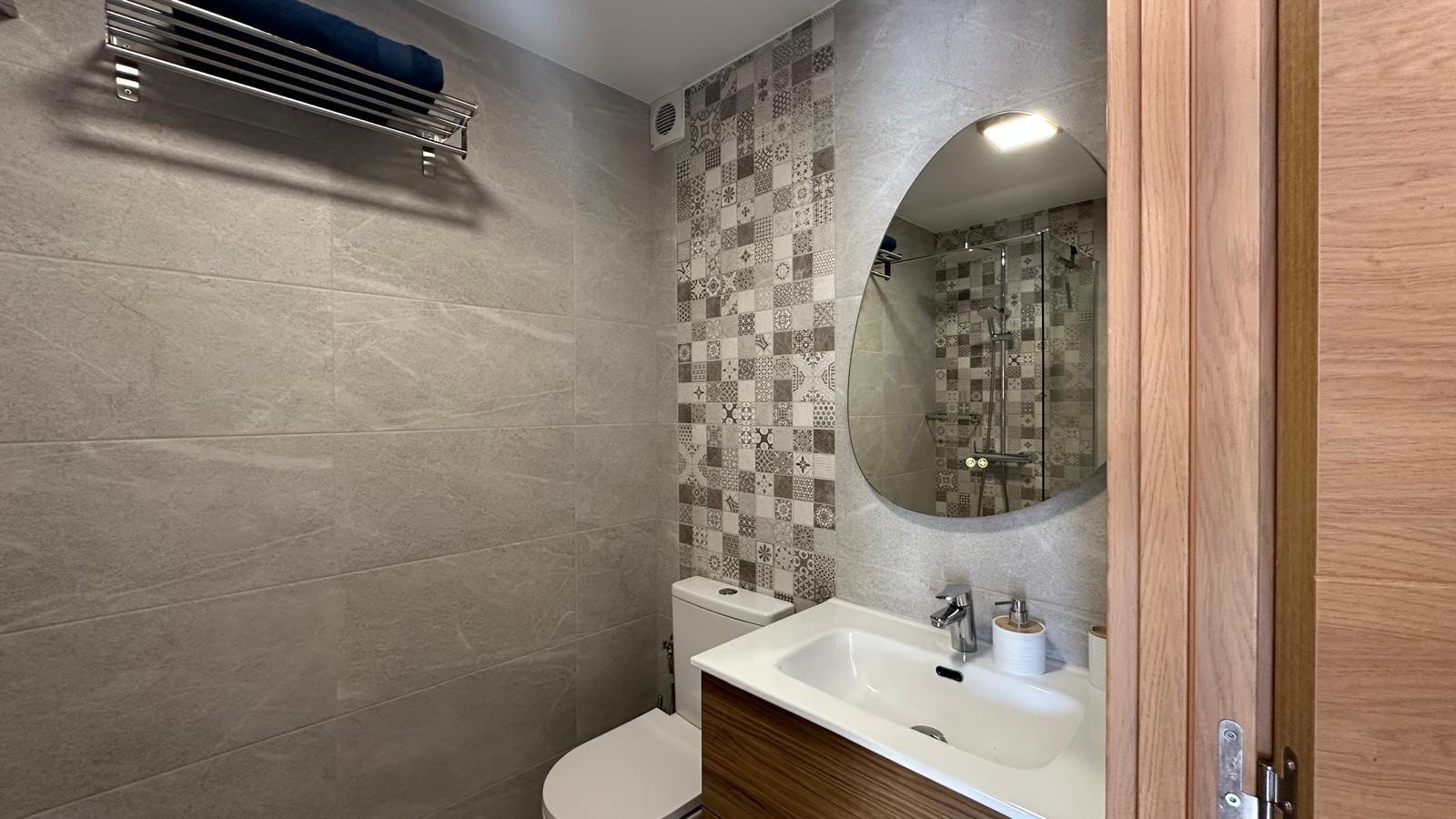 Bathroom in bungalow for sale in Torrevieja