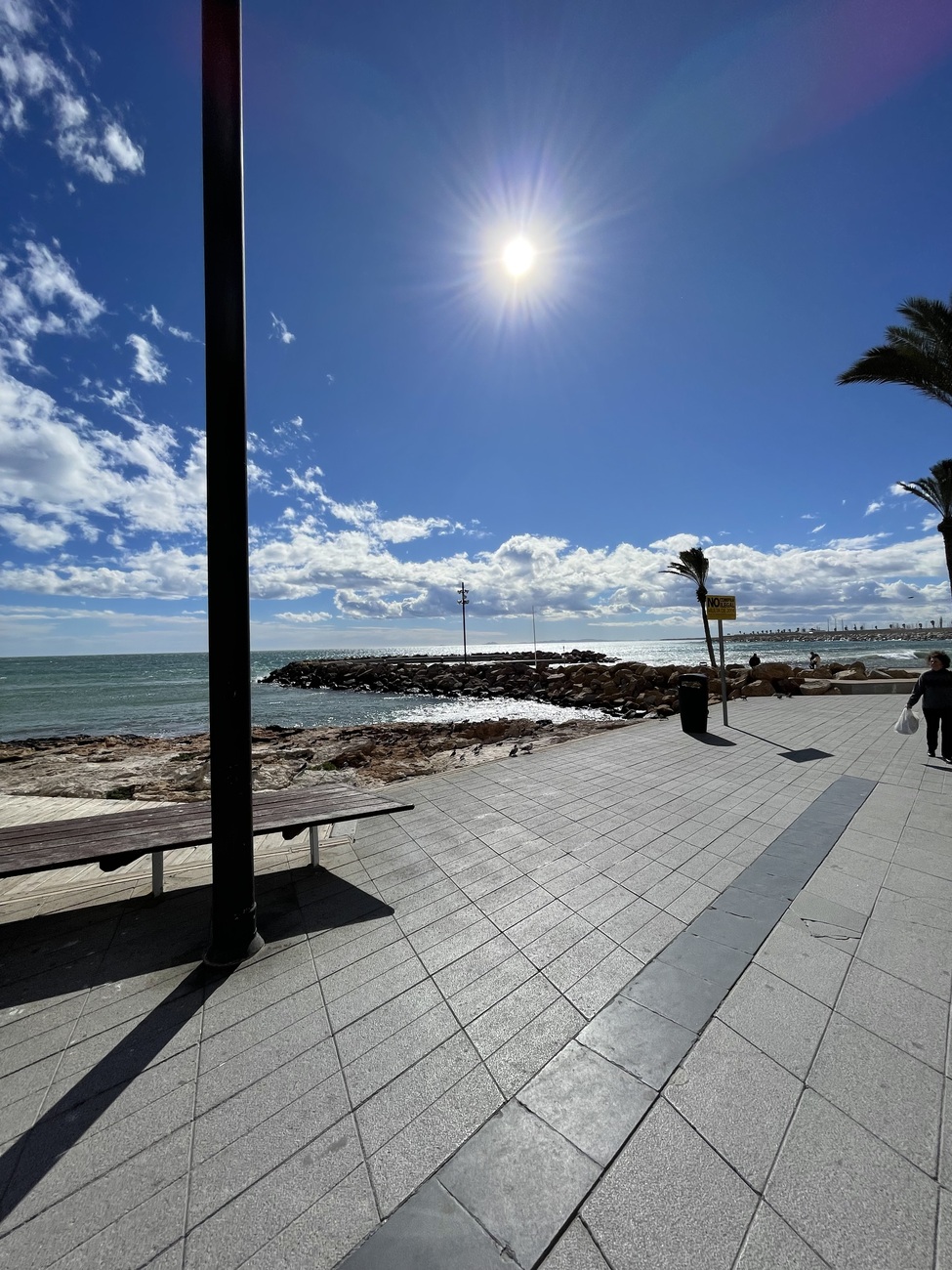 Terrace in penthouse for sale in Torrevieja